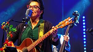 Bild : Maria &amp; The Rhythm Boosters beim Schwenninger Kürbisfest am Samstagabend