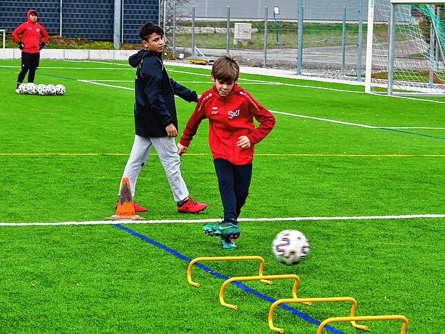 Bild 36: Eindrücke vom Training der E-Junioren des SV Jestetten nach der Corona-Pause
