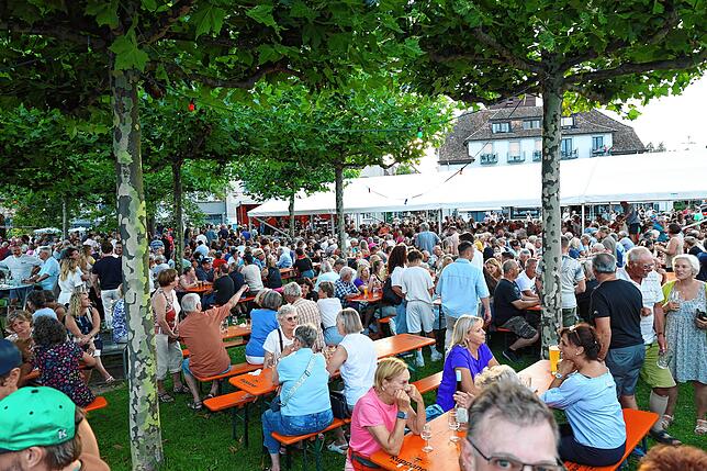 Bild 15: Zahlreiche Besucher lockt das Staader Hafenfest 2025 ans Bodenseeufer