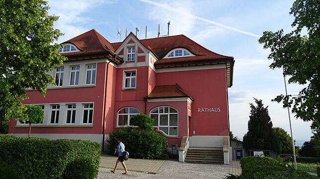 Das Rathaus in Heiligenberg, Amtssitz von Frank Amann.