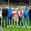 Perfekt: Der VfB Waldshut ist Kooperationsverein des SC Freiburg. Es freuen sich (von links) Andreas Steiert (Leiter ...