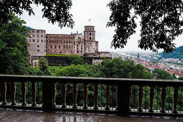 Das Heidelberger Schloss – Wahrzeichen von Baden-Württemberg.