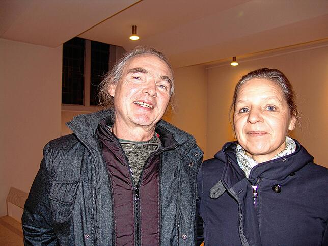 Gerd Bauer und Silke Schick waren nur durch Zufall auf das Konzert aufmerksam geworden, genossen den Abend dafür umso mehr.