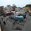 Ist Corona schuld und die Stadtverwaltung der Sündenbock? Das Bild verdeutlicht, dass es durch die gebotenen Abstände viel Platz ...