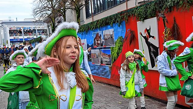 Die Gardemädchen der Todtmooser Narrenzunft. Bild: Susanne Eschbach