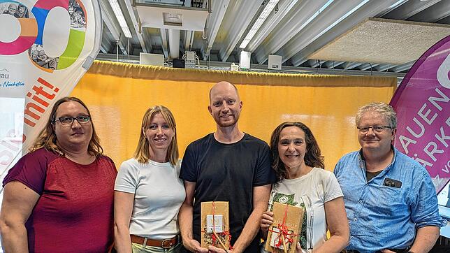 Sie stehen hinter dem Theaterprojekt (von links): Sandra Nicolaus (Projektleitung Liebe, Sex, Caritas), Carina Meyer (Projektleitung ...