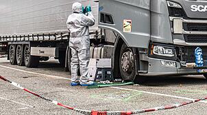 Zwei Trucker sind wegen gemeinschaftlichen Totschlags vor dem Landgericht Heilbronn angeklagt.(Archivbild)