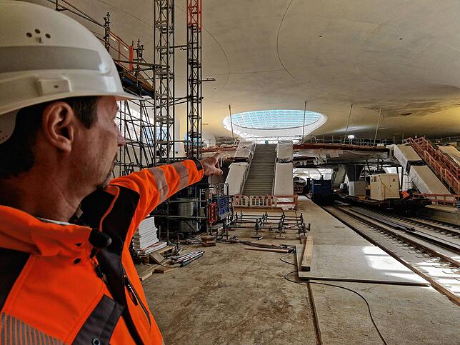 Bild 4: Ostern im Tiefbahnhof: Stuttgarts Mega-Baustelle zeigt jetzt ihr neues Gesicht
