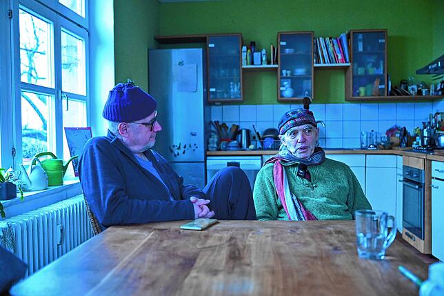 Zwei Freunde: Hubl Greiner und Paul Amrod (rechts)