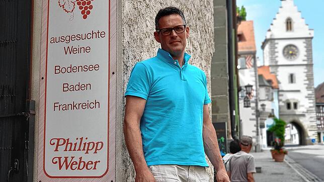 Philipp Weber gibt seine Weinhandlung in der Franziskanerstraße auf.