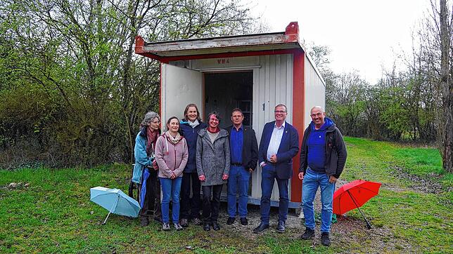 Sie freuen sich über den neuen Container (von links): Anita Lincke (Stadt), Kerstin Korhammer (Truz), Petra Frentzel, Silke ...