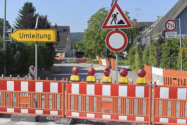 Die Schorengasse wird voraussichtlich noch bis Oktober eine Baustelle bleiben.