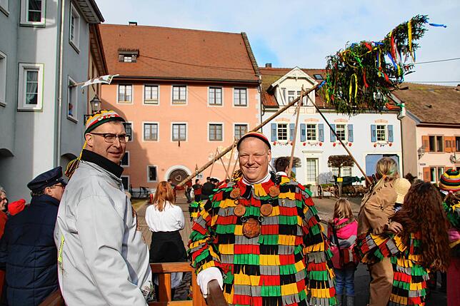 Bild 6: Bilder von der Entmachtung des Bürgermeisters im Saugatter in Stühlingen