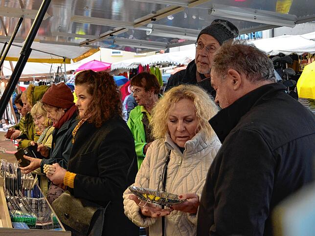 Der Krämermarkt erfreut sich großer Beliebtheit.