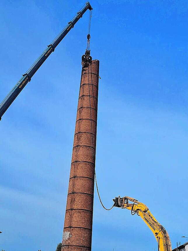 Bild 5: Wehra-Areal in Wehr: So verschwindet der Schornstein