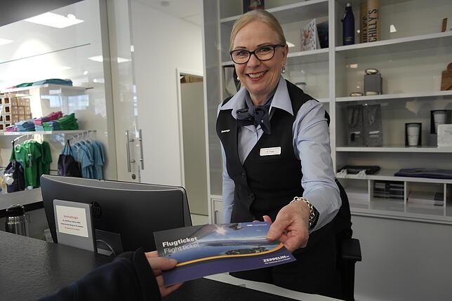 Elisabeth Trapp vom Passagierservice.