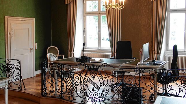 Der Verhandlungssaal im Amtsgericht St. Blasien.