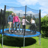 Der tägliche Sport macht gemeinsam am meisten Spaß: Gesa und Hauke Hansen mit ihren Kindern Luisa, Emma, Henrik und Ida auf dem ...