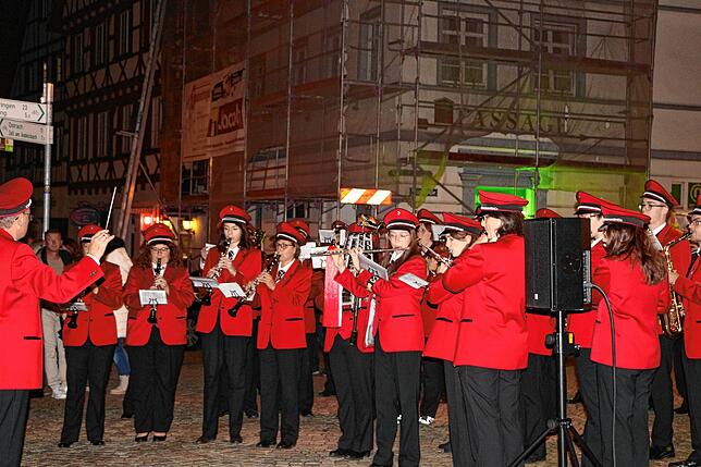 Die Stadtmusik Pfullendorf spielte selbstverständlich ein Ständchen.