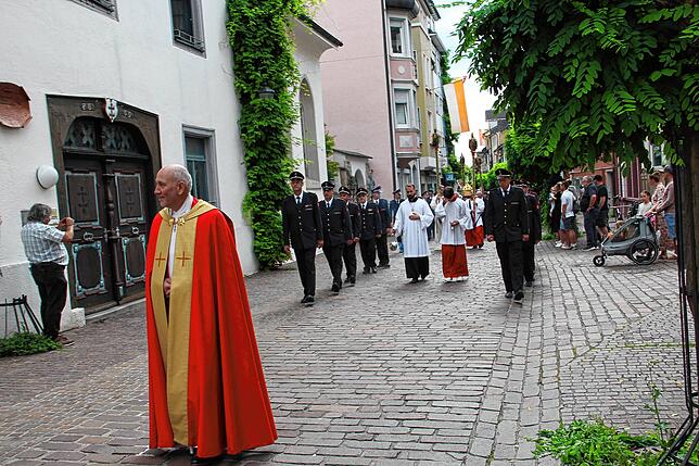 Bild 15: Hausherrenfest 2024: Hausherren-Prozession nach dem Hochamt