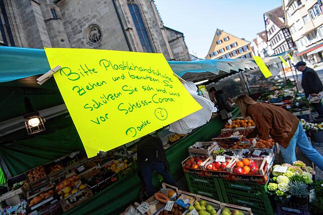 Klare Ansagen in Tübingen.