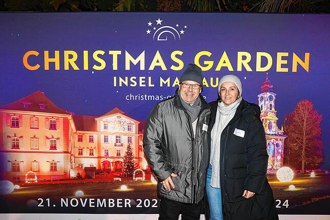 Bild 17: Insel Mainau: Bilder vom Start des Christmas Garden 2023 - Teil 2