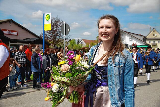 Bild 7: Bilder vom Jubiläumsumzug des Musikvereins Liggersdorf im Rahmen des Bezirksmusikfestes