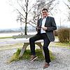 Lorenz Thum testet das gratis WLAN auf dem Campingplatz in Markelfingen.