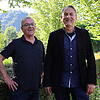 Roland Frank und Dieter Bös veranstalten seit der Jahrtausendwende die Konzerte des Hohentwielfestivals – Roland Frank seitens der ...