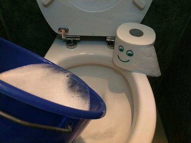 Menschliche Ausscheidungen kleiner und großer Geschäfte sowie Toilettenpapier sind das, wofür die Toilette bestimmt ist. Auch ...