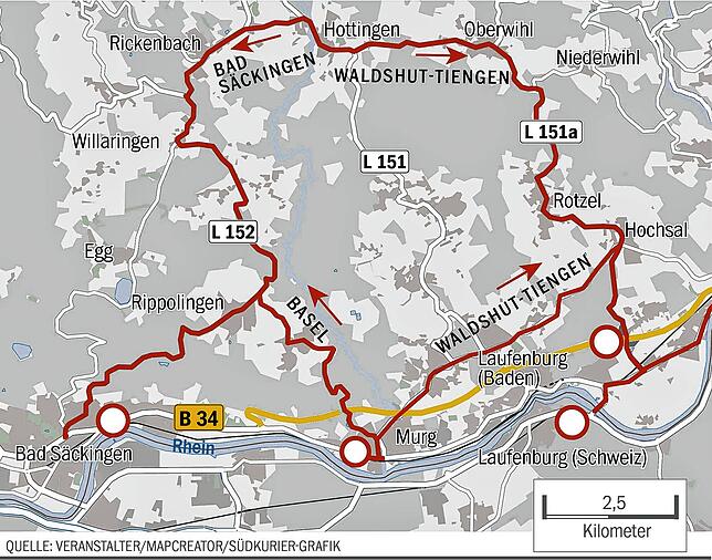 Bild 2: Slow-Up am 18. Juni: Alle Sperrungen und Umleitungen