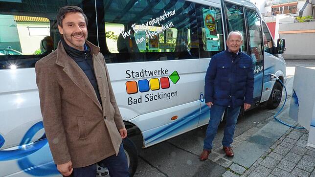 Laden zum ersten Bürgerworkshop ein: Stadtwerkechef Martin Ritter (v.l.) und Marketingleiter Harry Runge wollen gemeinsam mit Bürgern ...