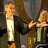 Schauspieler Peter Schell und Sängerin und Akkordeonistin Christine Schmid gestalteten einen Erzählabend mit Musik in der ...