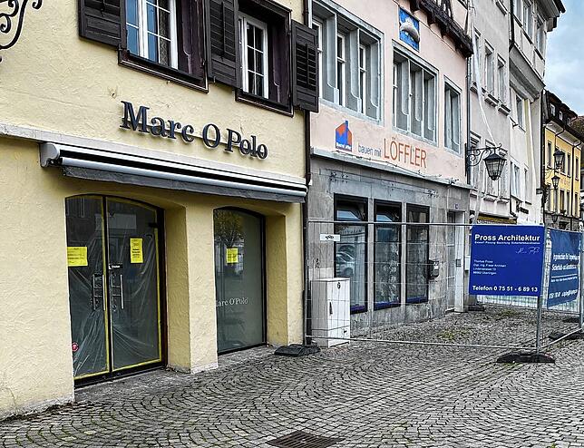 Auch die ehemalige Marc-O‘Polo-Filiale an der Hofstatt steht mittlerweile leer.