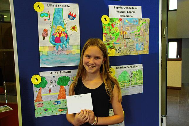 Lilia Schäuble erreichte den 1. Platz in der Bewertung für die Klassen 3 und 4.