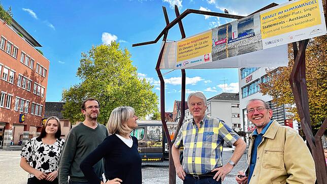 Der Singener Heinrich-Weber-Platz wird am Samstag, 15. Oktober ab 11 Uhr zur Aktionsfläche der Sozialverbände. Sie wollen auf die ...