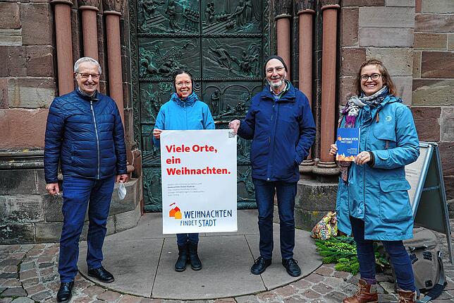 „Weihnachten findet Stadt“: Diese Initiative der Katholiken und Protestanten aus Villingen-Schwenningen, die sich für ein ...