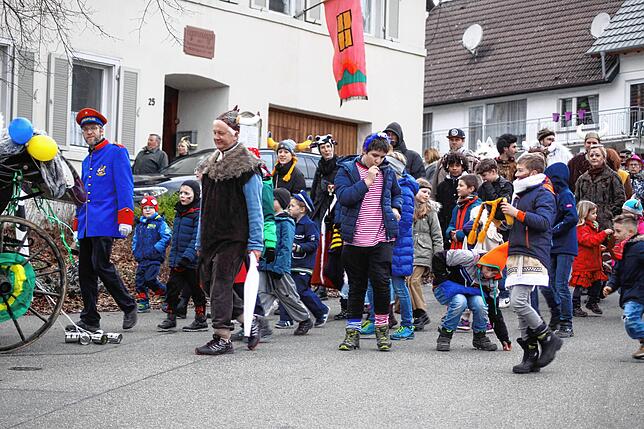Bild 7: So schön war der Kinderumzug der Sunnelöscher 2024