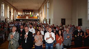 Auch Schwenningen kommt in den Genuss der Woche der Militärmusik 2025. Die Besucherinnen und Besucher beim Konzert in der St. ...
