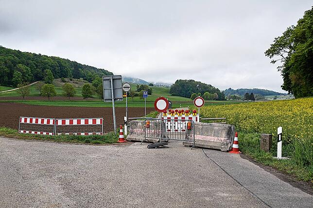 Bild 3: Die Kunst des Abriegelns: Was der Fotograf Jan Sulzer während des Lockdowns an den Grenzübergängen von Basel bis ins Thurgau erlebte