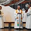 Pfarrer Andreas Treuer und Diakon Klaus-Dieter Sembach sehen eine mögliche Schließung der Stadtkirche gelassen. Das Bild entsteht eben ...