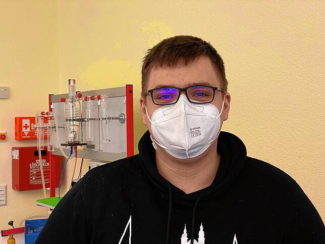 Daniel Korobow will sich trotz Booster freiwillig in der Schule testen lassen.