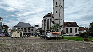 Kahl und mit kaputtem Pflaster: Der Marktplatz ist als zentraler Platz der Altstadt unattraktiv und sanierungsbedürftig. Diese Aufgabe ...