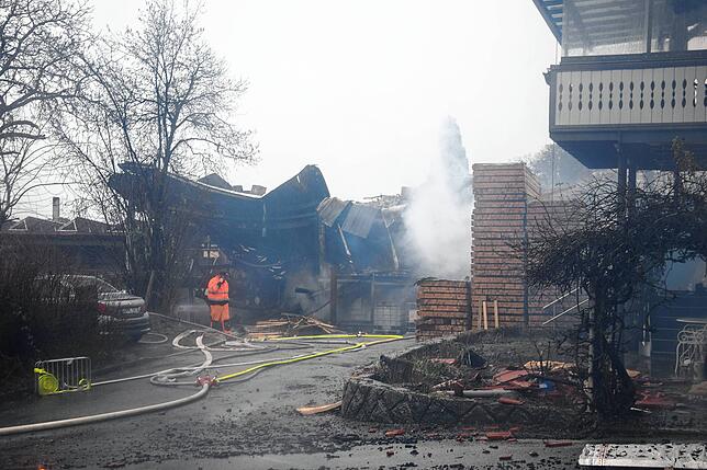 Bild 15: Brand im Sägewerk: Bilder vom Einsatz in Murg-Hänner