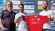 Neue Trainer für die U23: Sportchef Harald Kleinhans (links) freut sich auf Vedat Erdogan und Niklas Levante (rechts), die das Team des ...