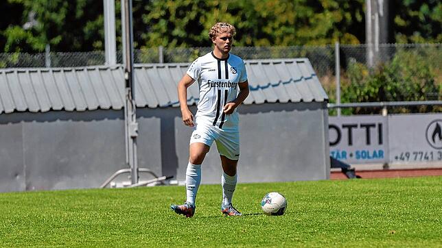 Luis Fritschi erzielte beim Aasener Sieg in Tiengen zwei Treffer.