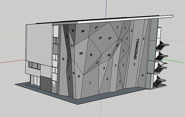 So soll die Überlinger Kletterhalle einmal aussehen.