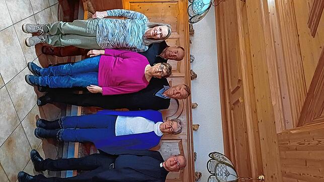 Der neue und der alte Vorstand (von links): Ursula Hofstetter, Hermann Majoko, Claudia Eichhorn, Hans Rudi Otteny, Klaudia Gantert und ...