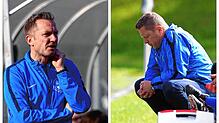 Ronny Warnick (links) und Lars Kohler stehen künftig nicht mehr an der Seitenlinie des Hegauer FV.