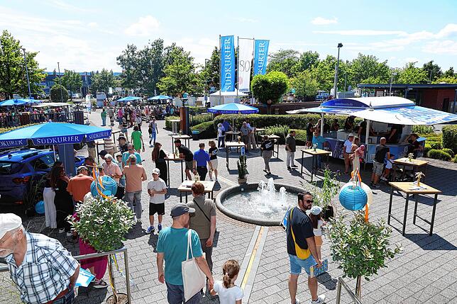 Bild 1: XXL-Hüpfburg, Kinderschminken, Entenrennen: So schön war das SÜDKURIER-Sommerfest (Teil 1)